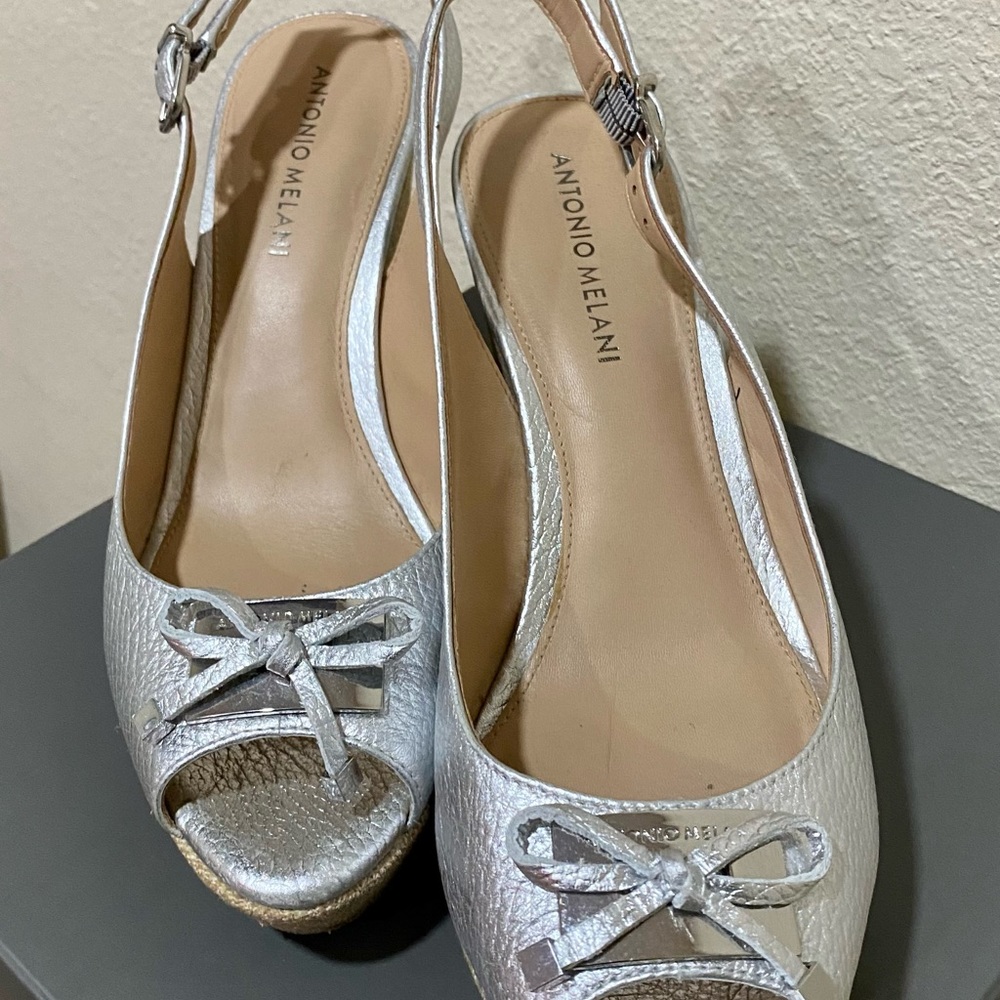Antonio Melani silver wedge